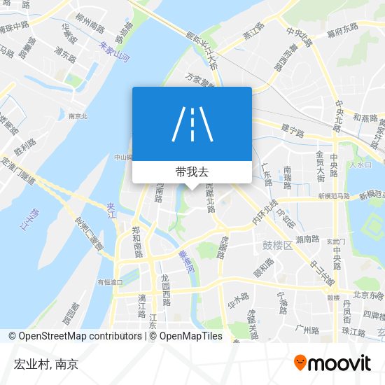 宏业村地图