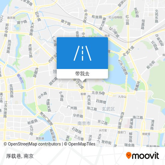 厚载巷地图