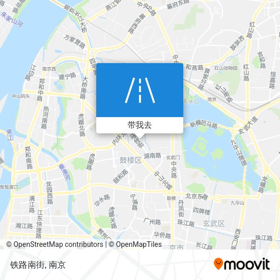 铁路南街地图