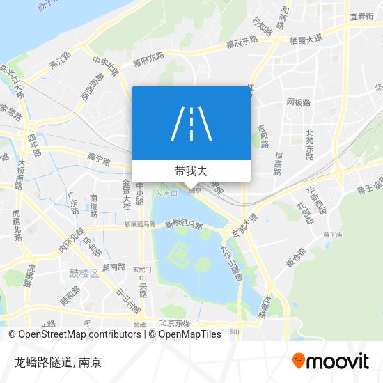 龙蟠路隧道地图