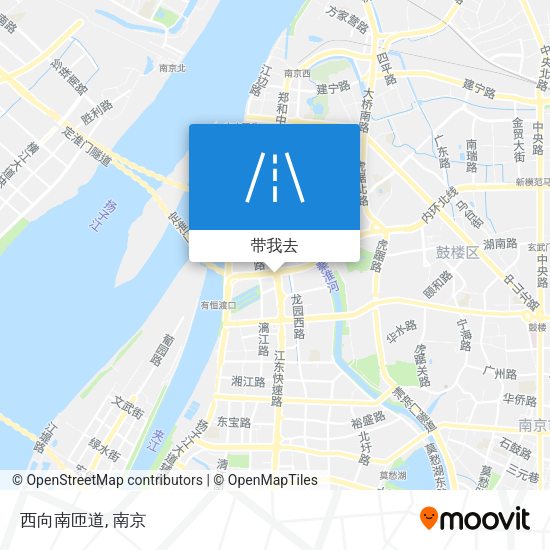西向南匝道地图