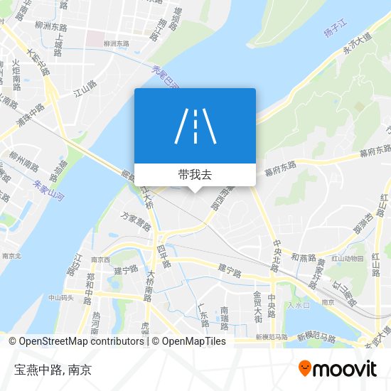 宝燕中路地图