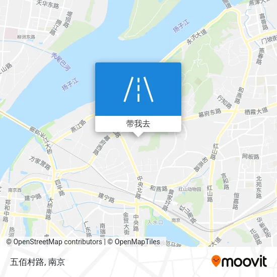五佰村路地图