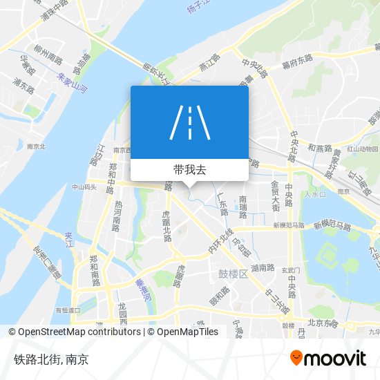 铁路北街地图