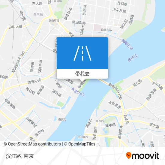 滨江路地图