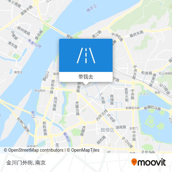 金川门外街地图