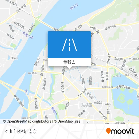 金川门外街地图