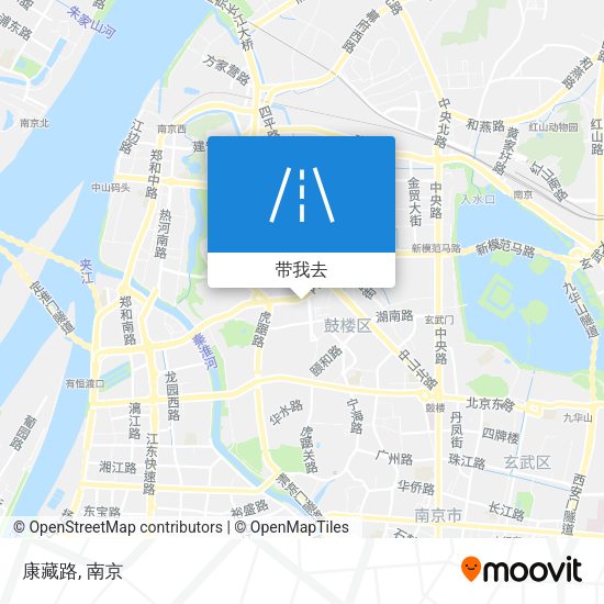 康藏路地图