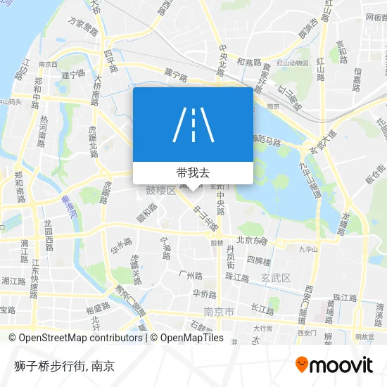 狮子桥步行街地图