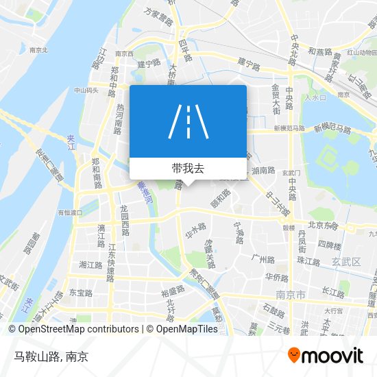马鞍山路地图