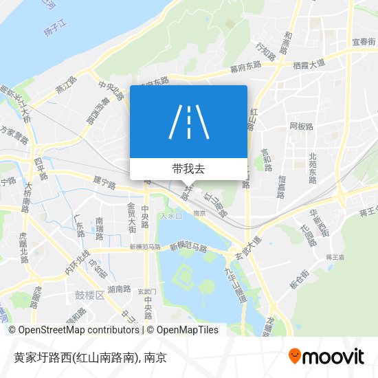 黄家圩路西(红山南路南)地图