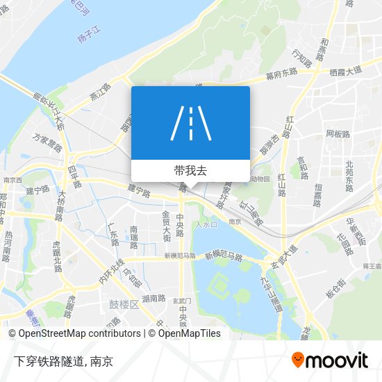 下穿铁路隧道地图