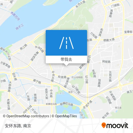 安怀东路地图
