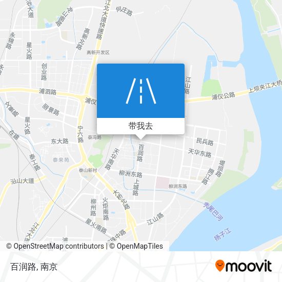 百润路地图