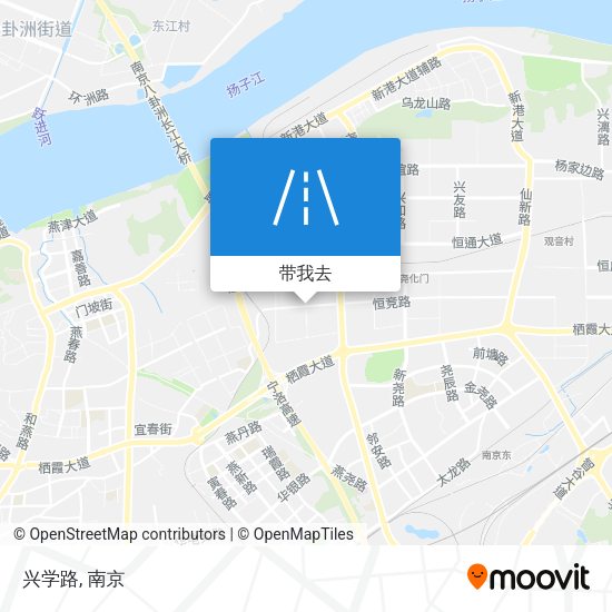 兴学路地图