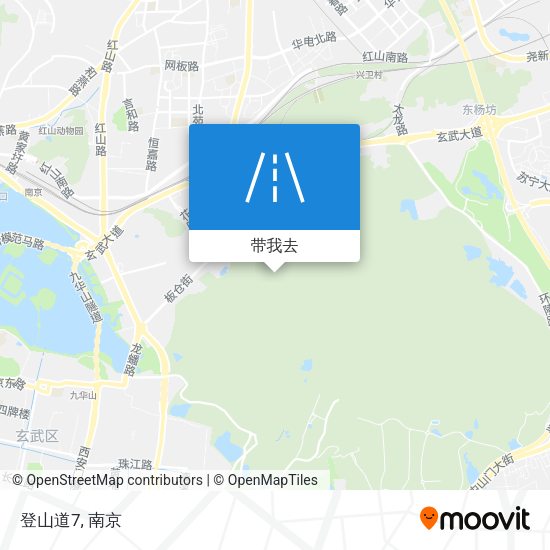登山道7地图