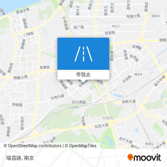 瑞霞路地图