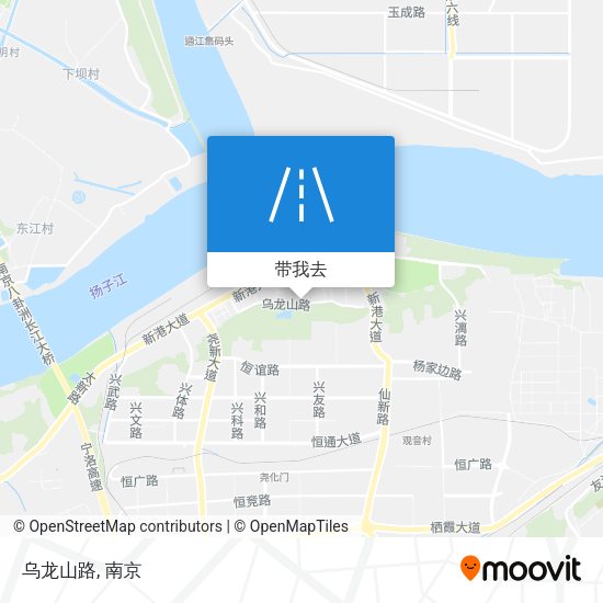 乌龙山路地图