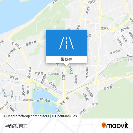 华西路地图