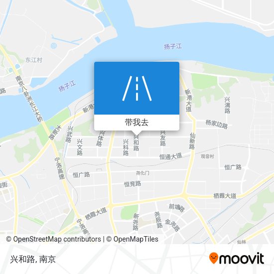 兴和路地图