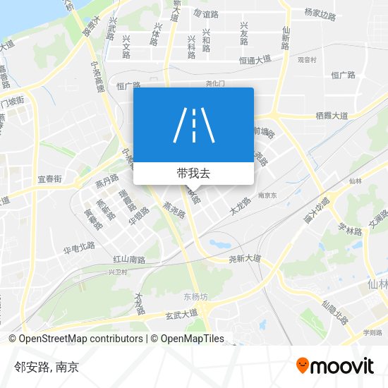 邻安路地图