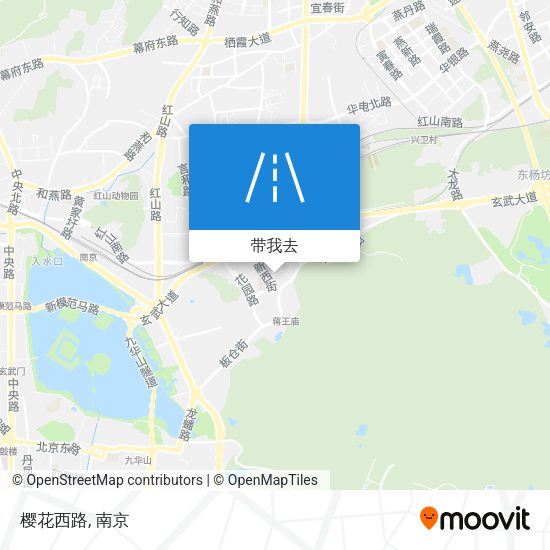 樱花西路地图
