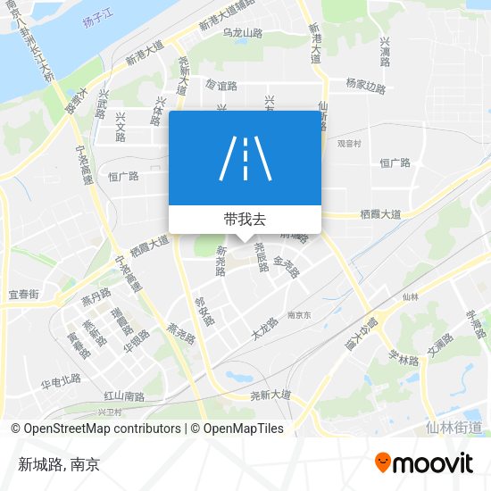 新城路地图
