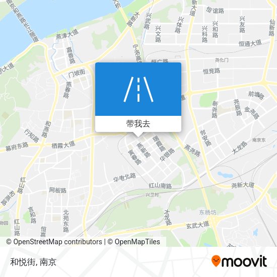 和悦街地图