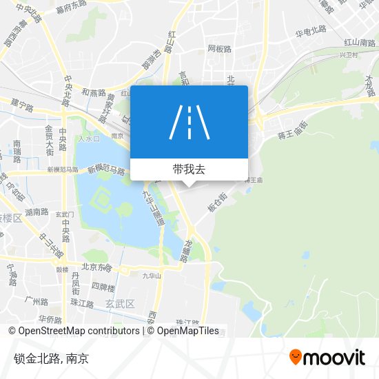 锁金北路地图