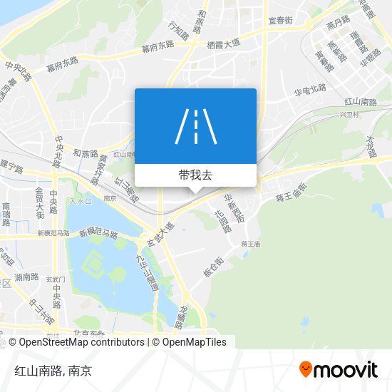 红山南路地图