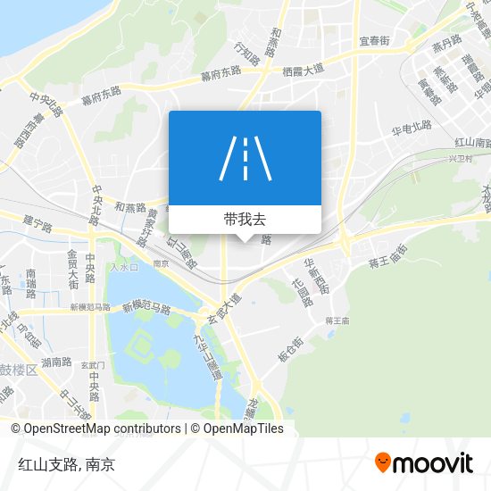 红山支路地图