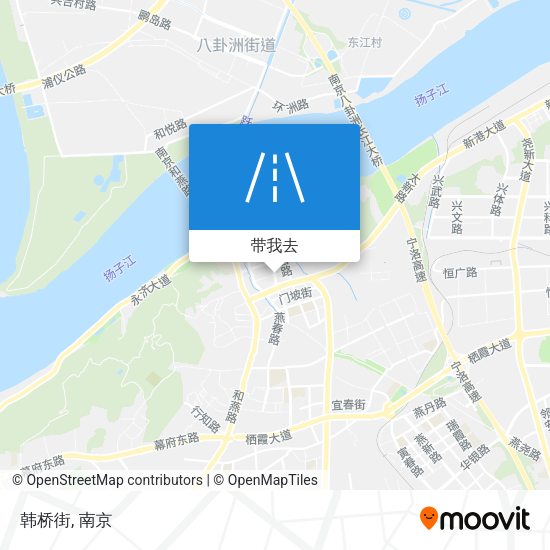 韩桥街地图