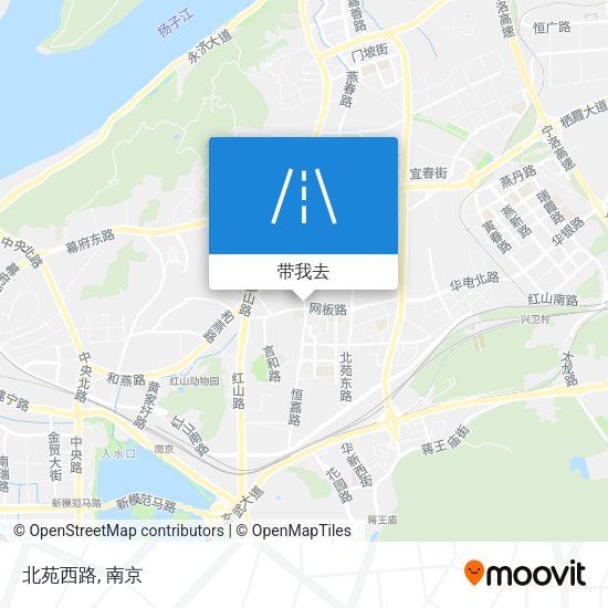 北苑西路地图