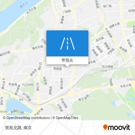 营苑北路地图