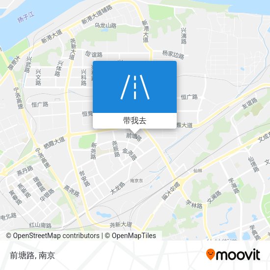 前塘路地图