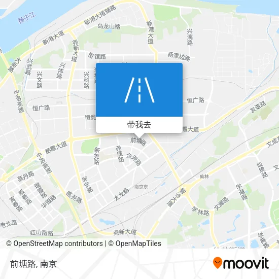 前塘路地图
