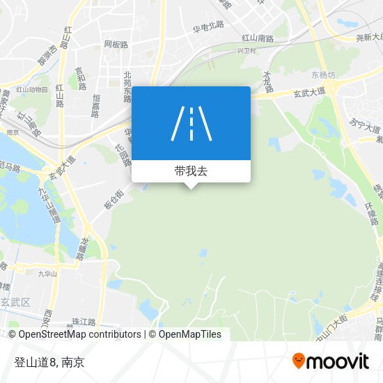 登山道8地图