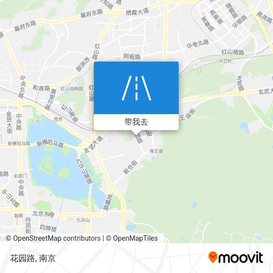 花园路地图
