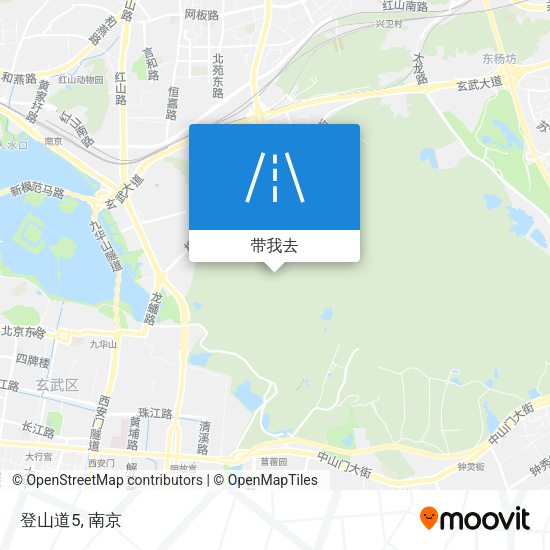 登山道5地图