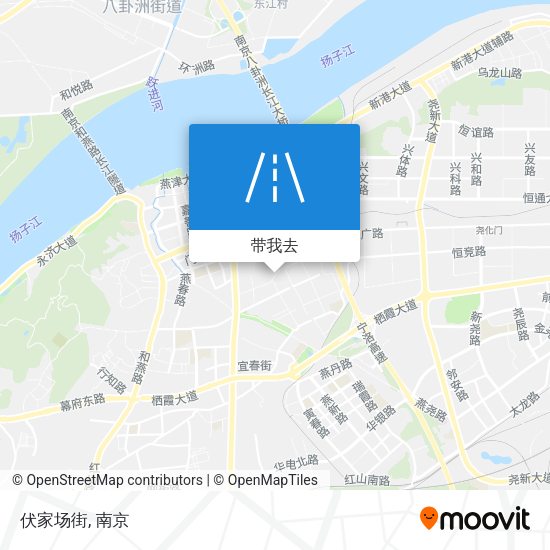 伏家场街地图