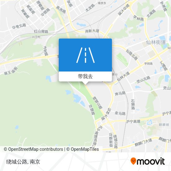 绕城公路地图