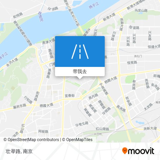 壮举路地图