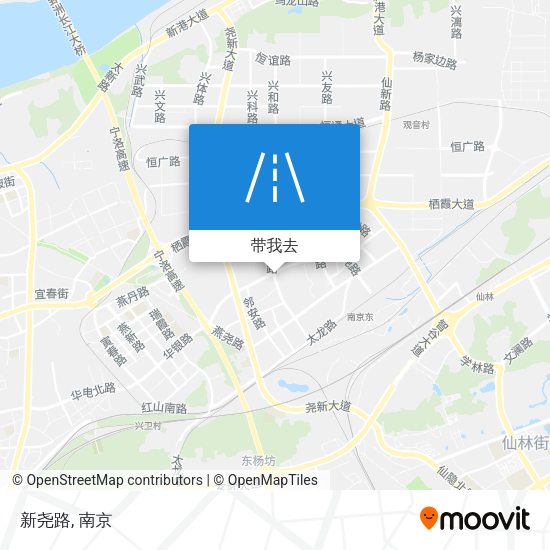 新尧路地图
