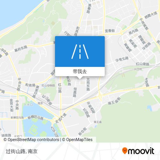 过街山路地图
