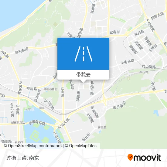 过街山路地图