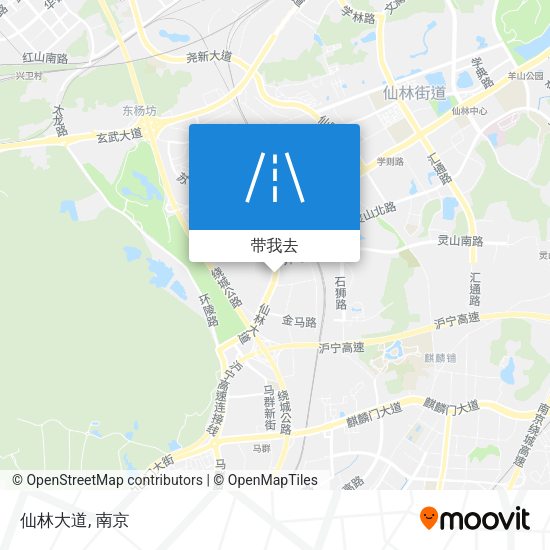 仙林大道地图