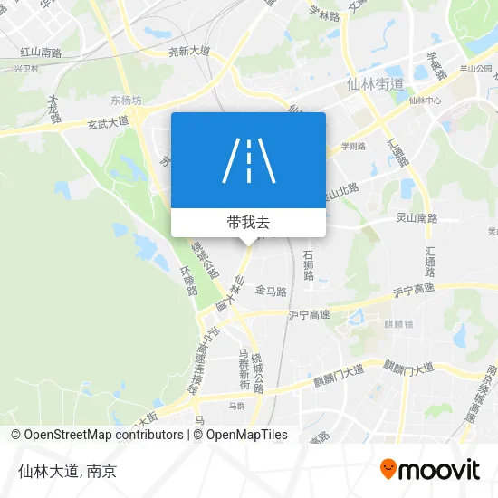仙林大道地图