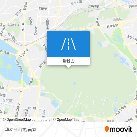 华泰登山道地图
