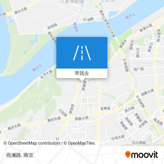 燕澜路地图