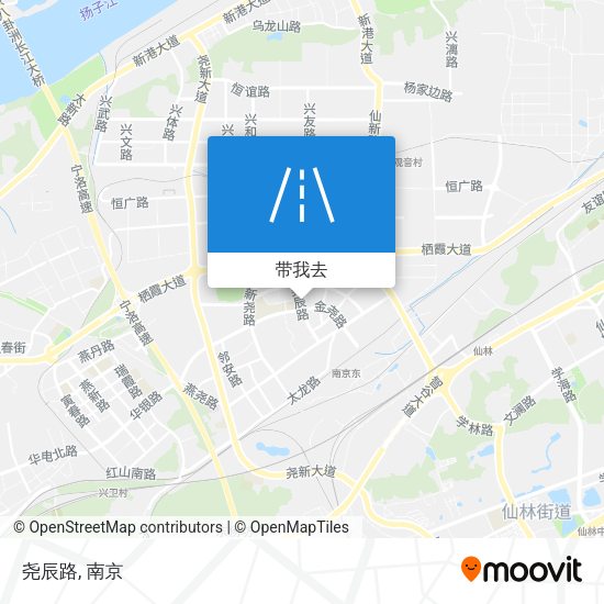 尧辰路地图